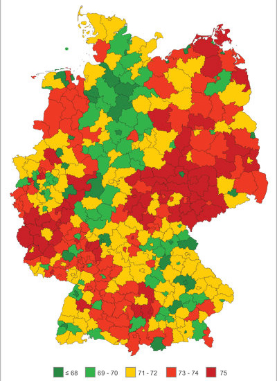 Atlas für Strompreise zeigt große regionale Preisunterschiede