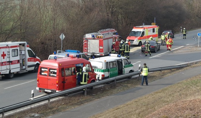 Folgeunfall: Zwei Unfälle bei Hedemünden