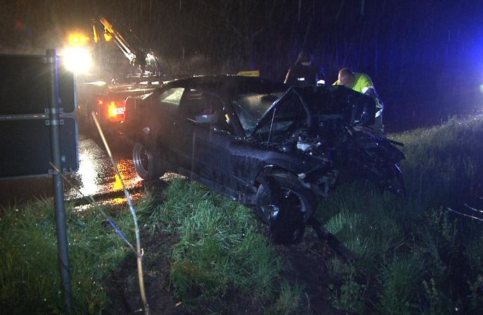 Verfolgungsjagd endet am Baum Verfolgungsjagd endet am Baum