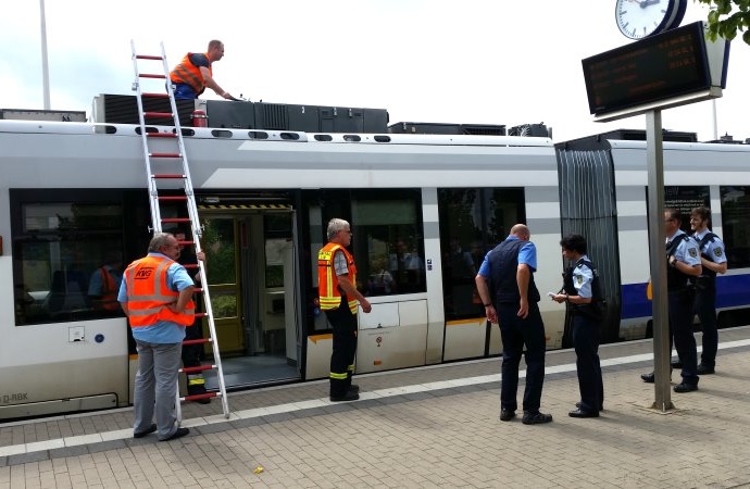 RT 4: Turbolader brannte im Bahnhof