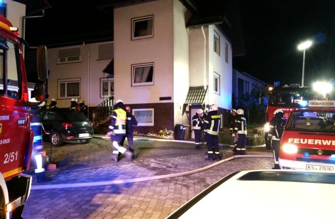 Habichtswald: Aktenordner brannten in Wohnung