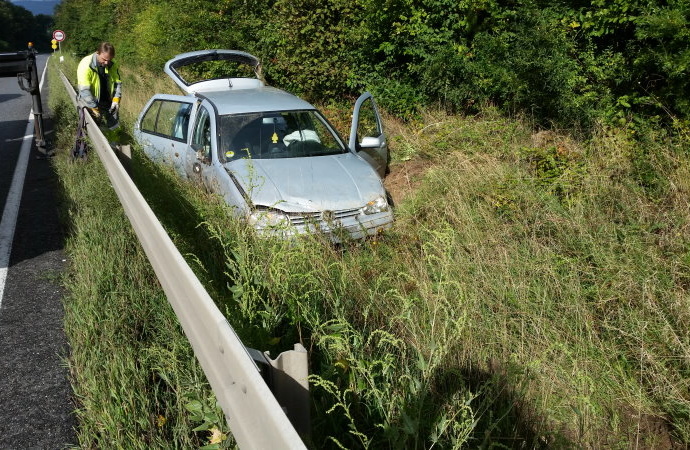 B7: Schwerer Verkehrsunfall bei Kaufungen
