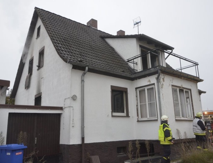 Brandstiftung? Leerstehendes Haus brannte in Borken