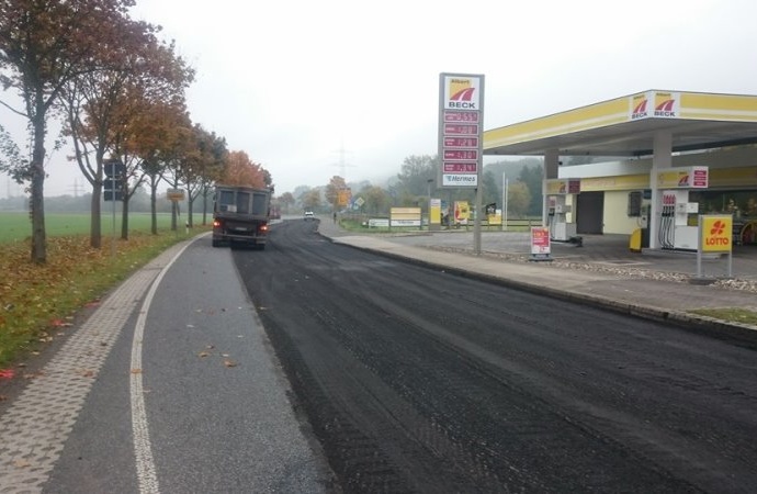Baustellenchaos auf der B3 bei Kerstenhausen