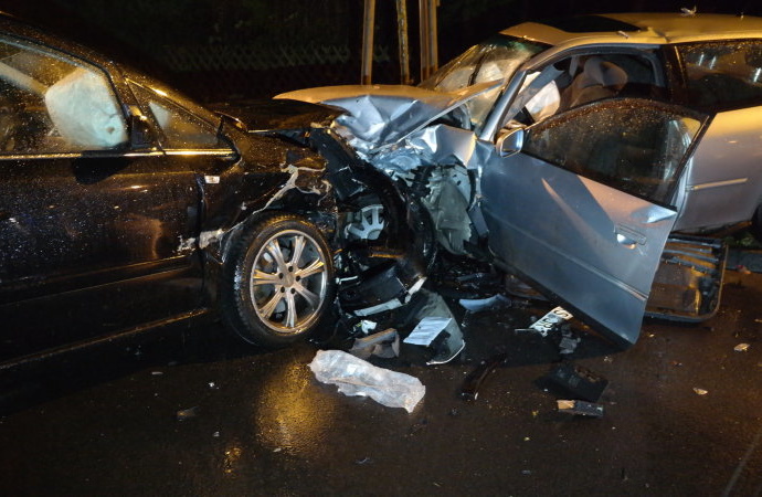 Frontalzusammenstoß in Baunatal