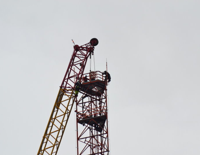 Gießener Eiffelturm: Schwindelfrei heißt es seit Freitag
