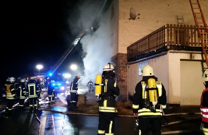 Helmarshausen: Pferde vor Flammen gerettet