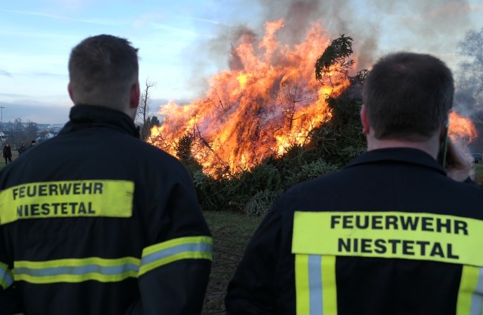 Die letzten Überreste von Weihnachten