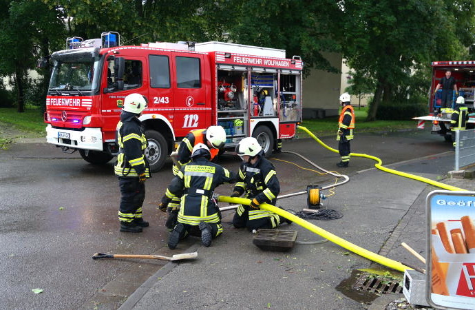 WOH: 15 Unwettereinsätze für die Feuerwehr