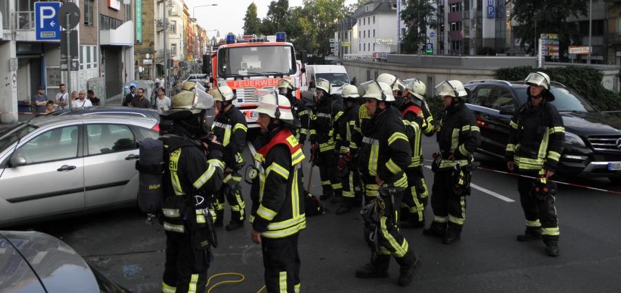 Kellerbrand in Wiesbaden