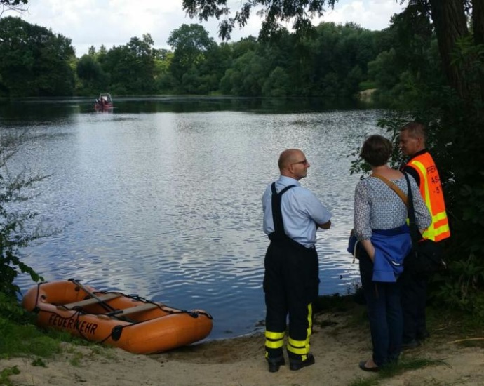 Unfall beim baden im Bugasee Unfall beim baden im Bugasee
