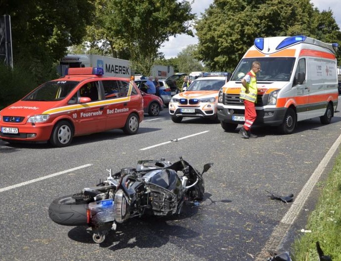 Tödlicher Motorradunfall auf der B3 Tödlicher Motorradunfall auf der B3