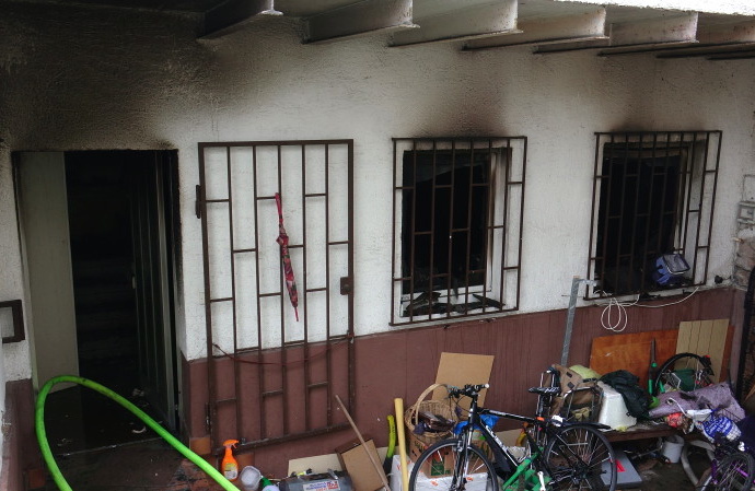 Wohnhaus brannte an der Grenze zu Hessen