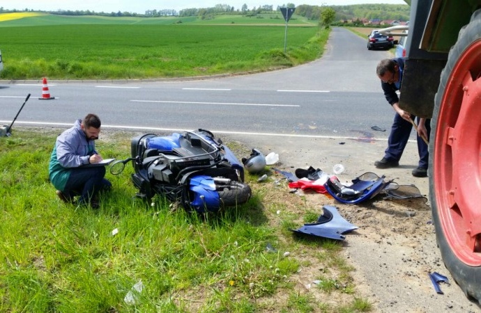 B450: Motorrollerfahrer kommt bei Haddamar ums Leben