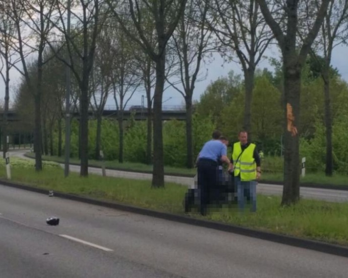 Tödlicher Verkehrsunfall auf der B 83 in Höhe Kassel-Waldau