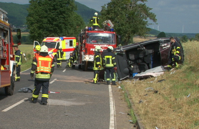 5 Verletzte nach Unfall bei Zierenberg – Hund unverletzt
