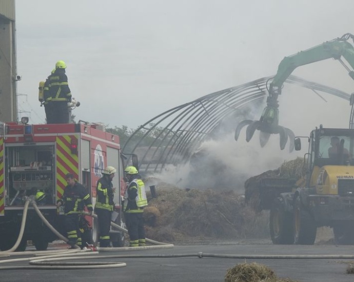 Großbrand in Südhessen