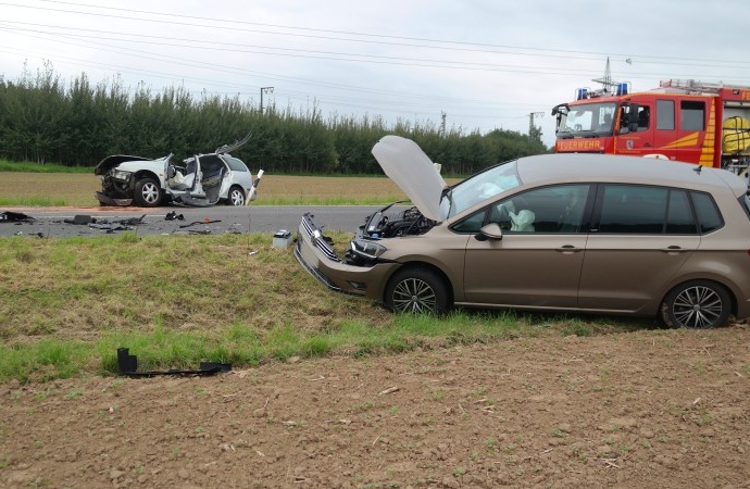 Schwerer Unfall bei Borken – Zwei Rettungshubschrauber im Einsatz