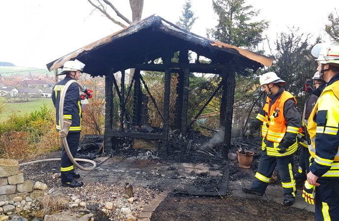 Defekte Teichpumpe löste vermutlich Brand aus