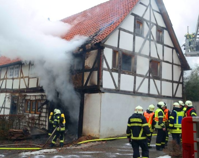 Wohnhaus brannte in Ehlen