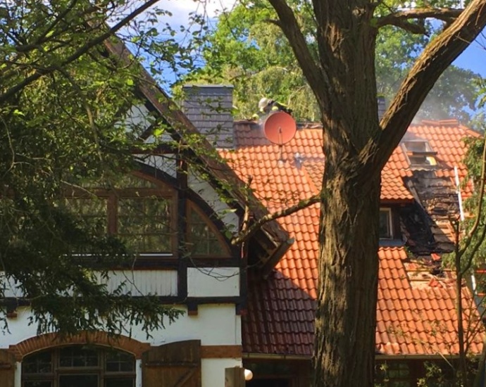 Edermünde: Brand im Forsthaus