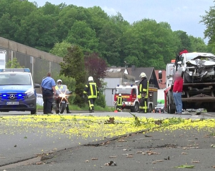 Schreufa: Drei Verletzte nach Unfall