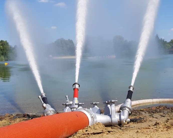 Kampf gegen Blaualgen im Bugasee Kassel