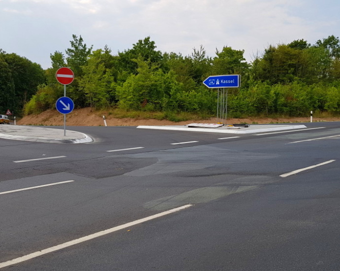 Ab heute: Anschlussstelle bei Breuna in Fahrtrichtung Kassel für drei Nächte gesperrt