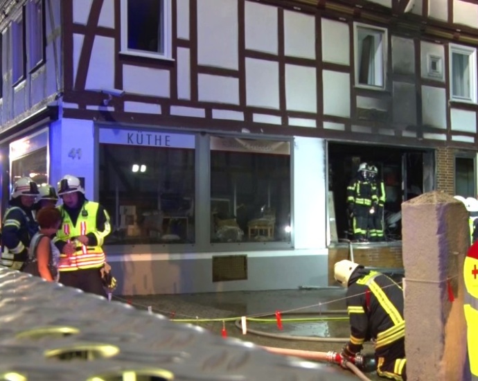 WOH: Brand in der Innenstadt