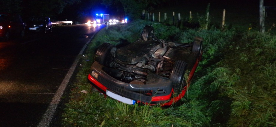 HOG: Unfall bei Hombressen – Fahrer schwer verletzt