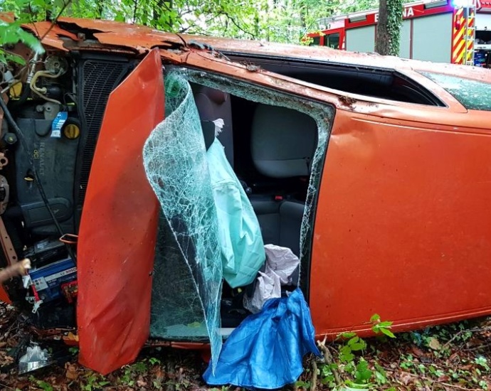 L3080: Alleinunfall bei Breuna