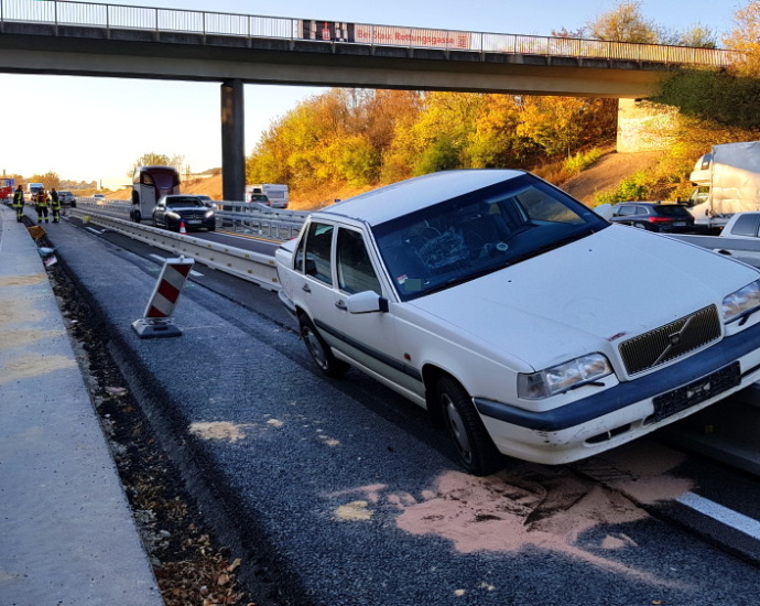 Fünf Verletzte auf der A44 bei Breuna