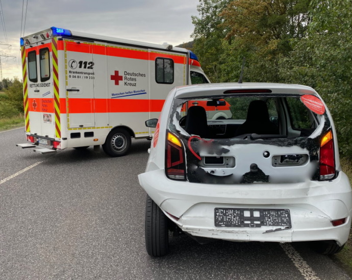 Drei Verletzte nach Auffahrunfall bei Borken