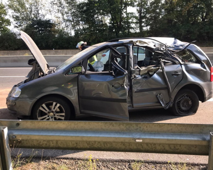 A49: Verletzter nach Unfall bei Gudensberg A49: Verletzter nach Unfall bei Gudensberg