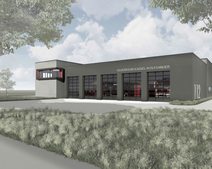 Grundsteinlegung: Neues Feuerwehrhaus für die Freiwilligen Feuerwehr Wolfsanger