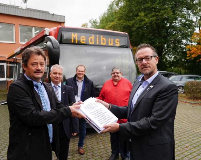 3166 Unterschriften – Medibus soll bleiben