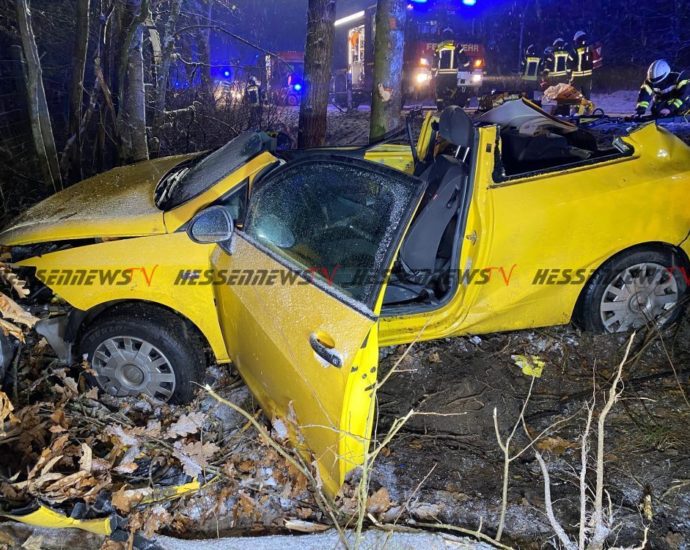Schneeglätte: Sechs Verletzte nach Unfällen in Waldeck Frankenberg (Video)