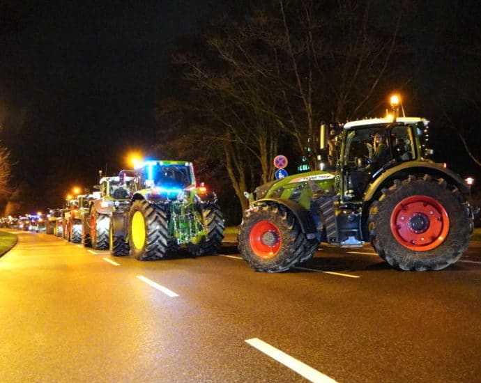 Sternfahrt durch Kassel: 230 Traktoren fuhren für den guten Zweck