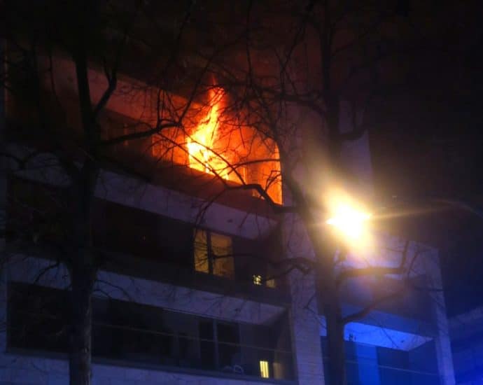 Tödlicher Wohnungsbrand in Frankfurt Tödlicher Wohnungsbrand in Frankfurt