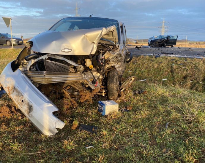Vier Schwerverletzte – Rettungshubschrauber im Einsatz