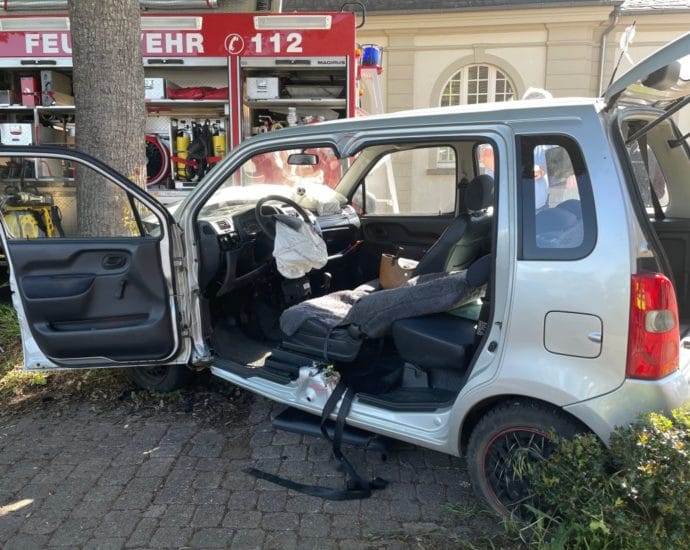 Frontal gegen Baum Frontal gegen Baum