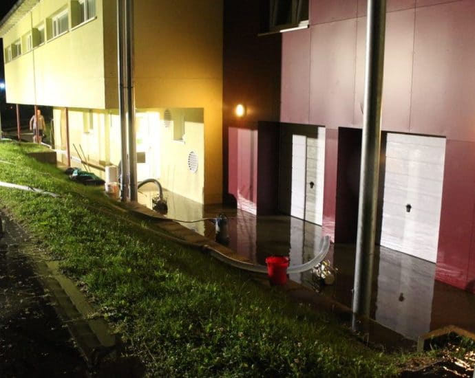 Unwetter über Niestetal – THW im Einsatz Unwetter über Niestetal – THW im Einsatz