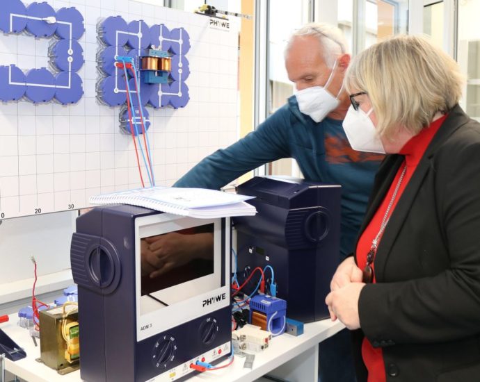 Nach Brand in der IGS Kaufungen – Alles neu im Physiktrakt Nach Brand in der IGS Kaufungen – Alles neu im Physiktrakt