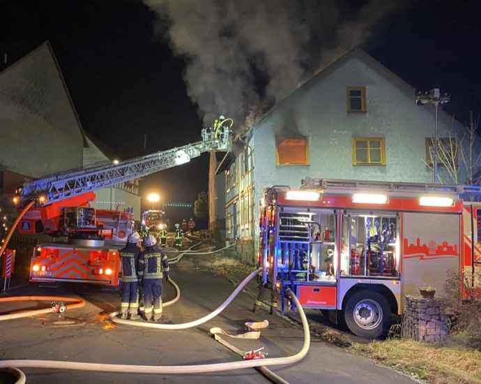Hausbrand bei Landtagsabgeordneten