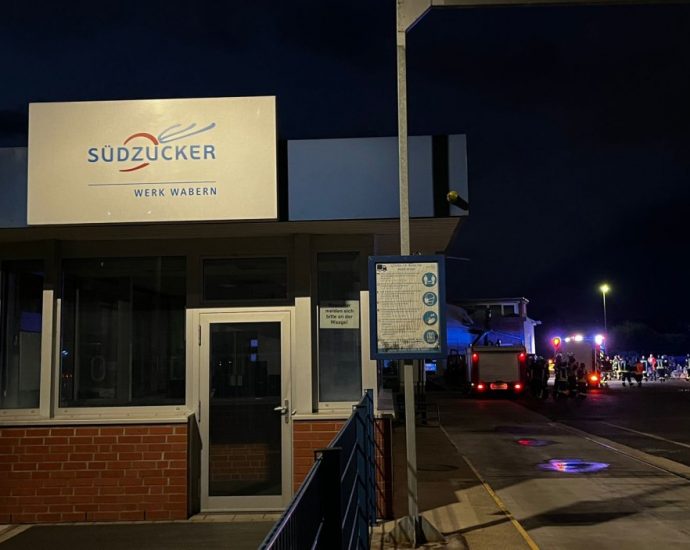 Brand bei Südzucker in Wabern Brand bei Südzucker in Wabern