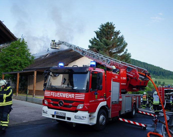 Wohnhaus nach Brand in Zierenberg unbewohnbar Wohnhaus nach Brand in Zierenberg unbewohnbar