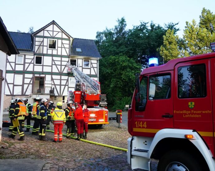 Verletzte nach Wohnhausbrand in Lohfelden