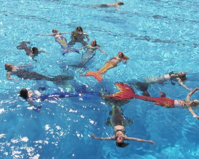 Von Arielle bis Aquaman – Meerjungfrauen tauchen in Lohfelden ab