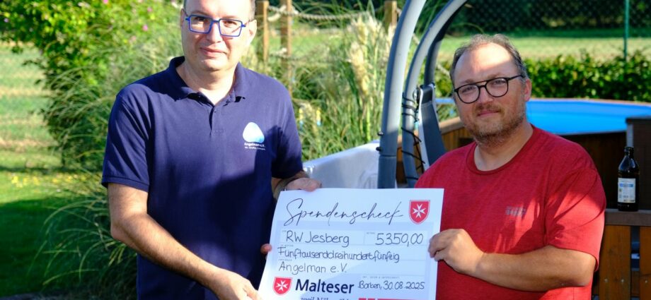 Jesberger Retter erradeln 5350 Euro für einen besonderen Zweck