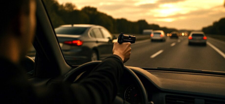 Nach Streit auf A44 bei Zierenberg: Autofahrer droht mit Waffe – Festnahme